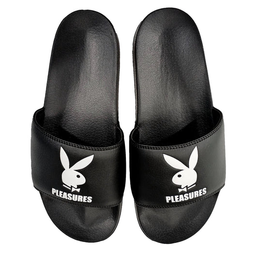 Pleasures Men x PLAYBOY Slides Black - FOOTWEAR - Canada