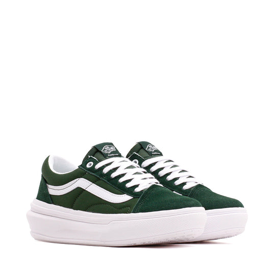 Vans Men Old Skool Overt CC Dark Green White VN0A7Q5EDGY - FOOTWEAR - Canada