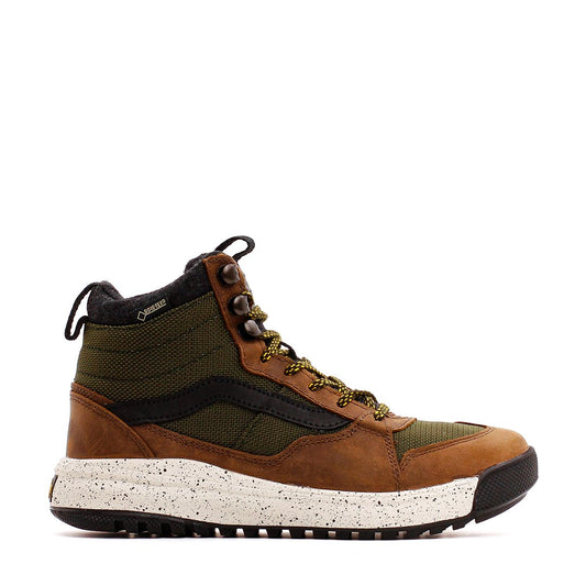 Vans Men Ultrarange MTE Hi GoreTex Green Brown VN0A4BIZ20A - FOOTWEAR - Canada